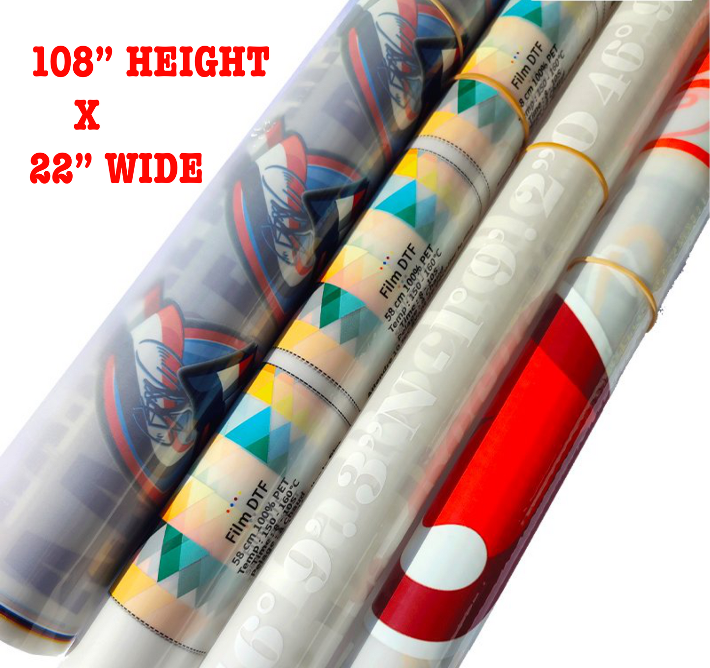 108" Height X 22" Wide Gang Sheet