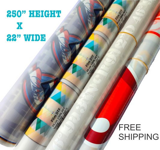 250" Height X 22" Wide Gang Sheet - FREE SHIPPING