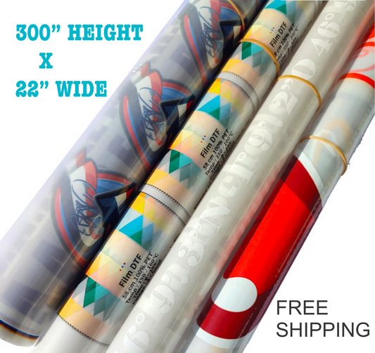 300" Height X 22" Wide Gang Sheet - FREE SHIPPING