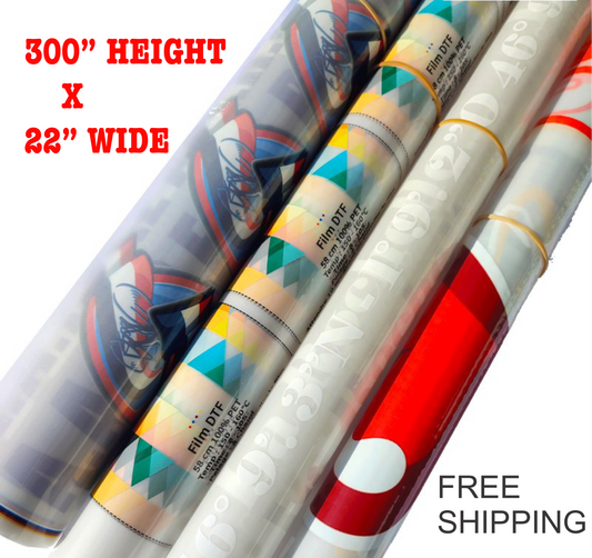 300" Height X 22" Wide Gang sheet - FREE SHIPPING